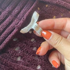Maurices XXL Burgundy Knit Sweater